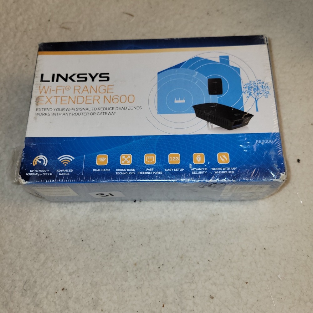 Linksys‎ Wi-Fi Range Extender N600 Dual Band Cross Band